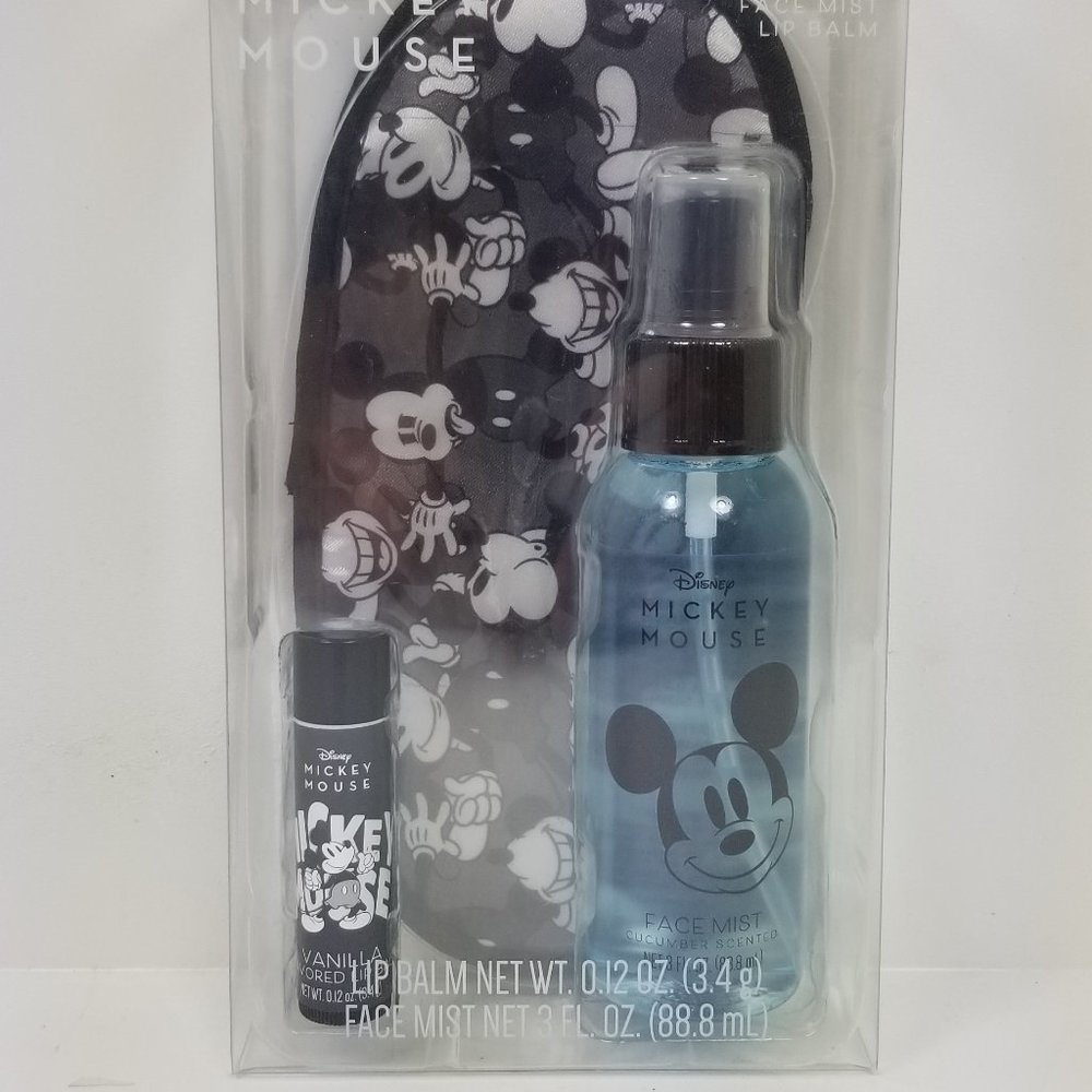 Mikey mouse night mask lip balm and face mist set
